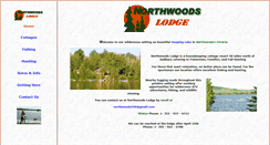 Desktop Screenshot of northwoodslodge.ca