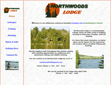 Tablet Screenshot of northwoodslodge.ca